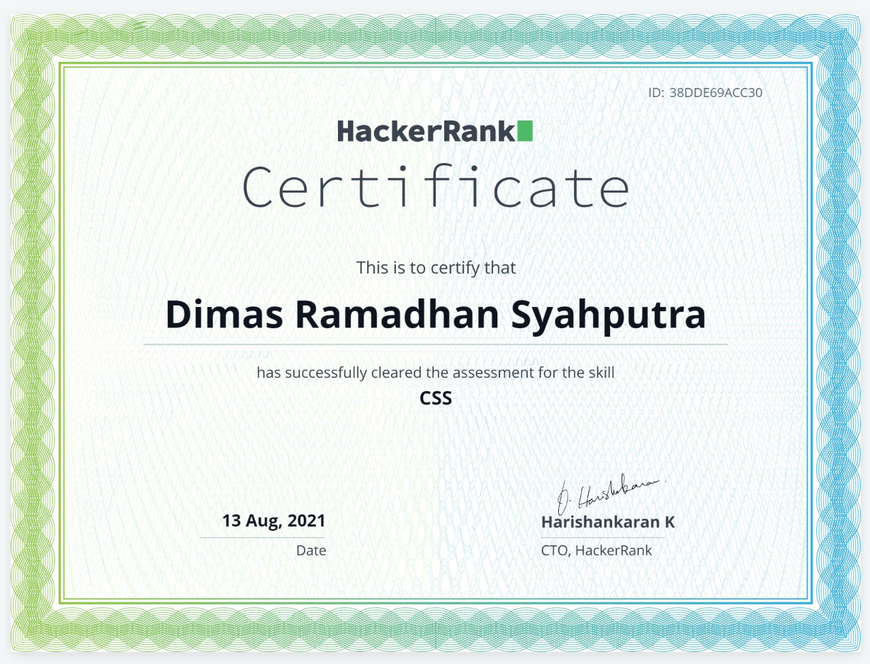 HackerRank CSS