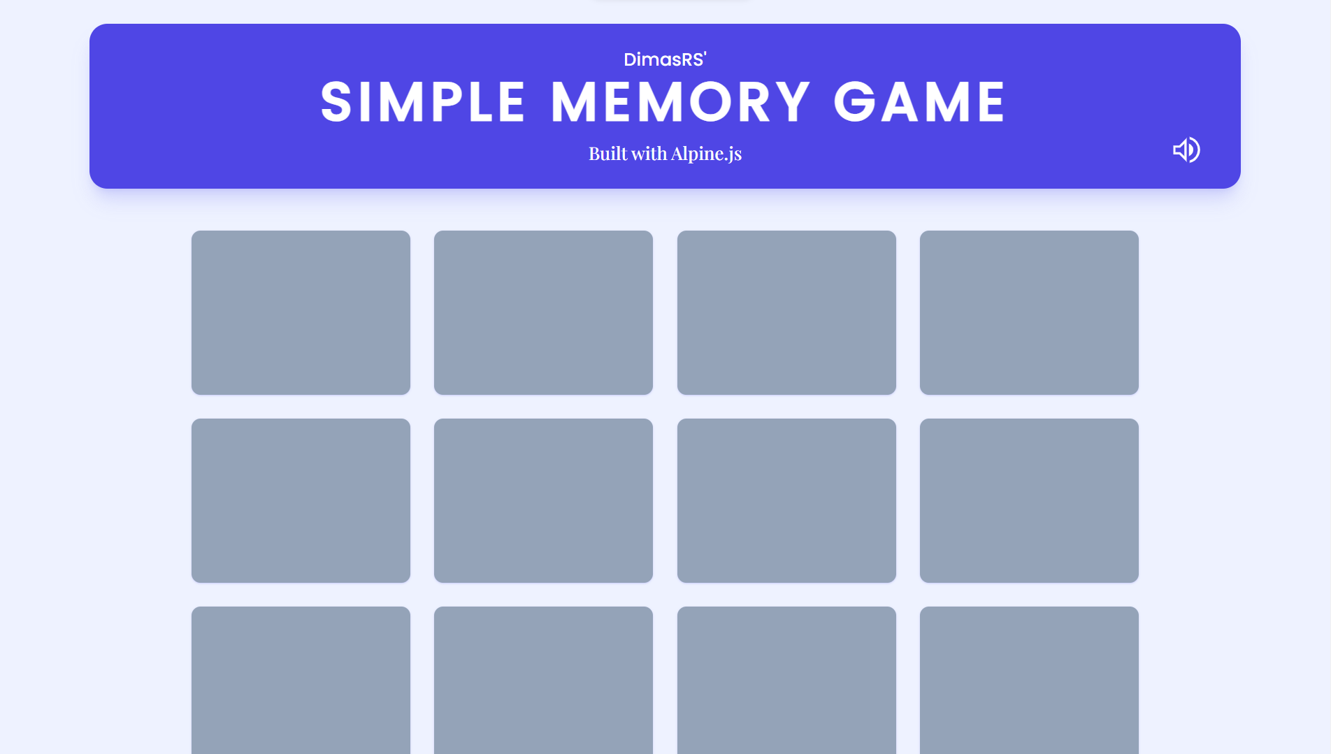 Simple Memory Game